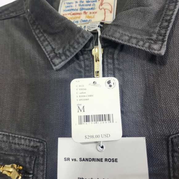 New $298 Free People Denim Zip Jumpsuit By Sandrine Rose - Picture 7 of 7